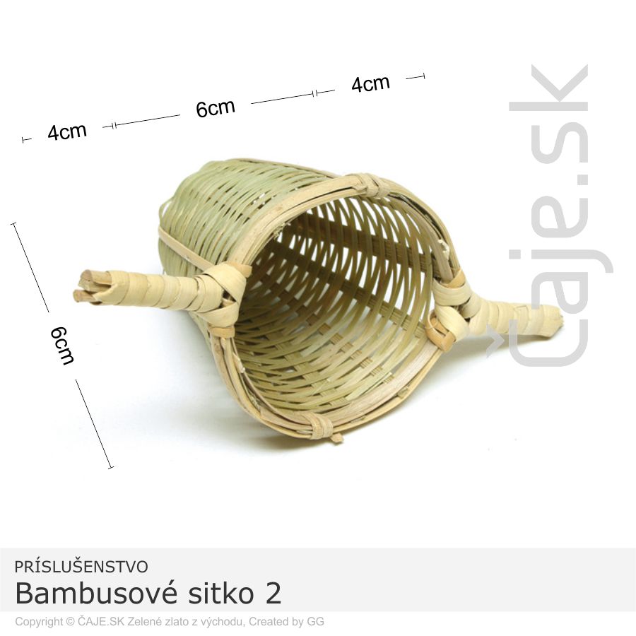Čajové cedítko Bambusové sitko 2