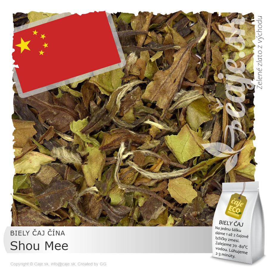BIELY ČAJ China Shou Mee (30g)