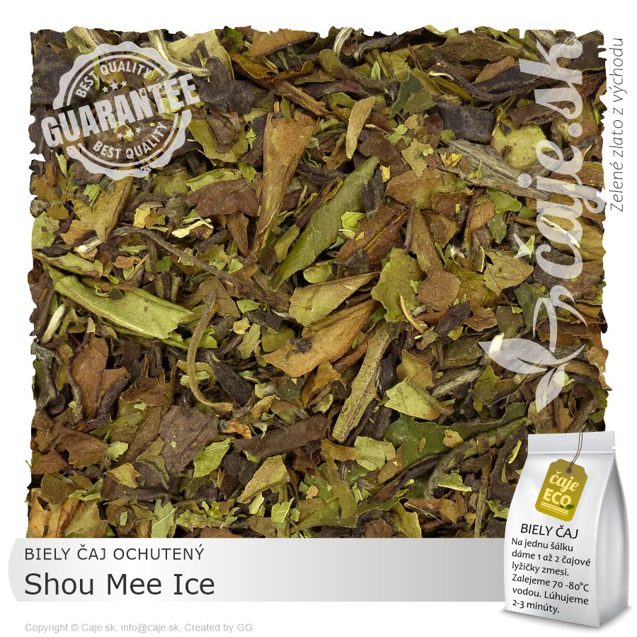 BIELY ČAJ OCHUTENÝ Shou Mee Ice (30g)