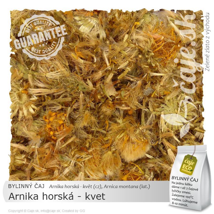 BYLINNÝ ČAJ Arnika horská - kvet (25g)