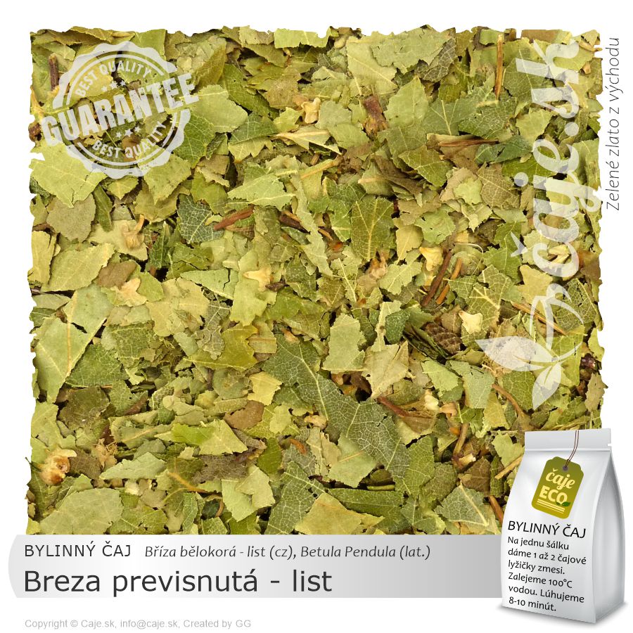 BYLINNÝ ČAJ Breza previsnutá - list (25g)