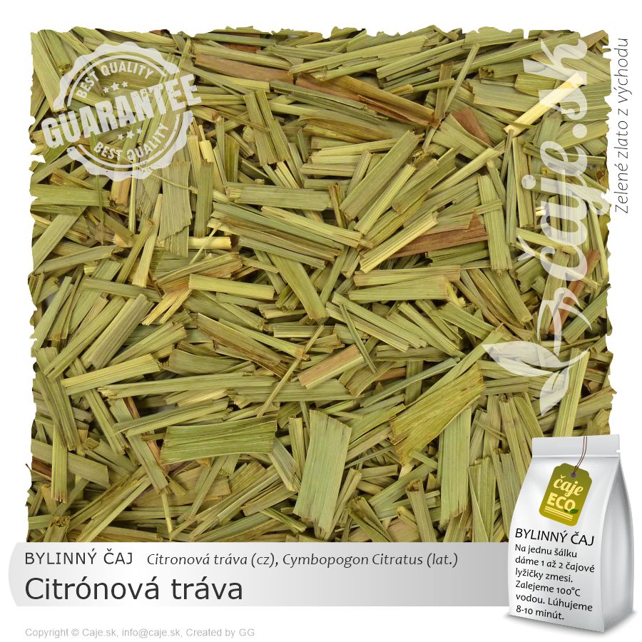 BYLINNÝ ČAJ Citrónová tráva (30g)