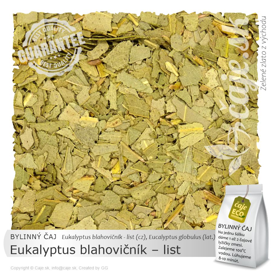 BYLINNÝ ČAJ Eukalyptus blahovičník - list (30g)