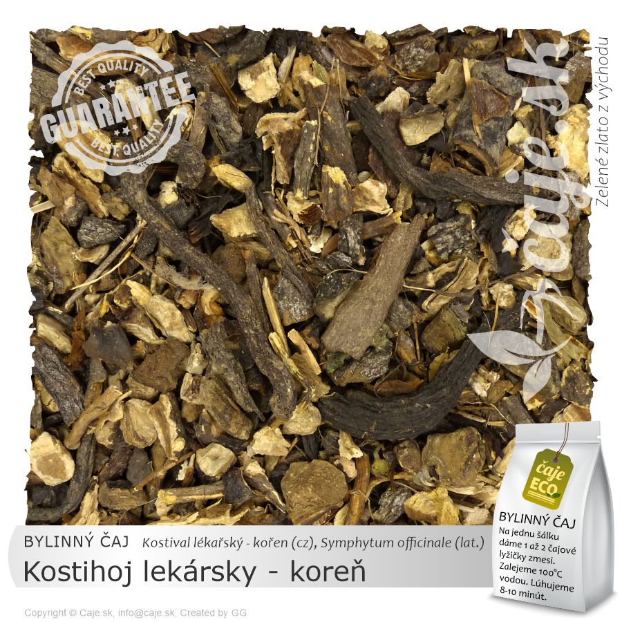 BYLINNÝ ČAJ Kostihoj lekársky - koreň (50g)