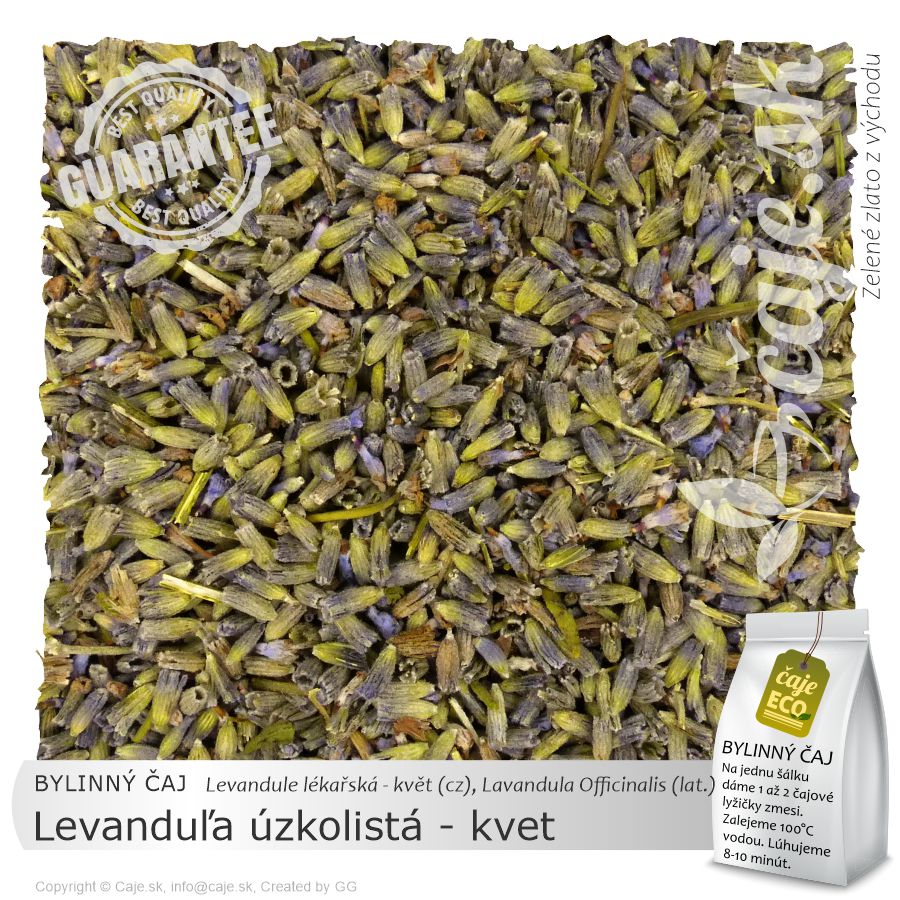 BYLINNÝ ČAJ Levanduľa úzkolistá - kvet (30g)