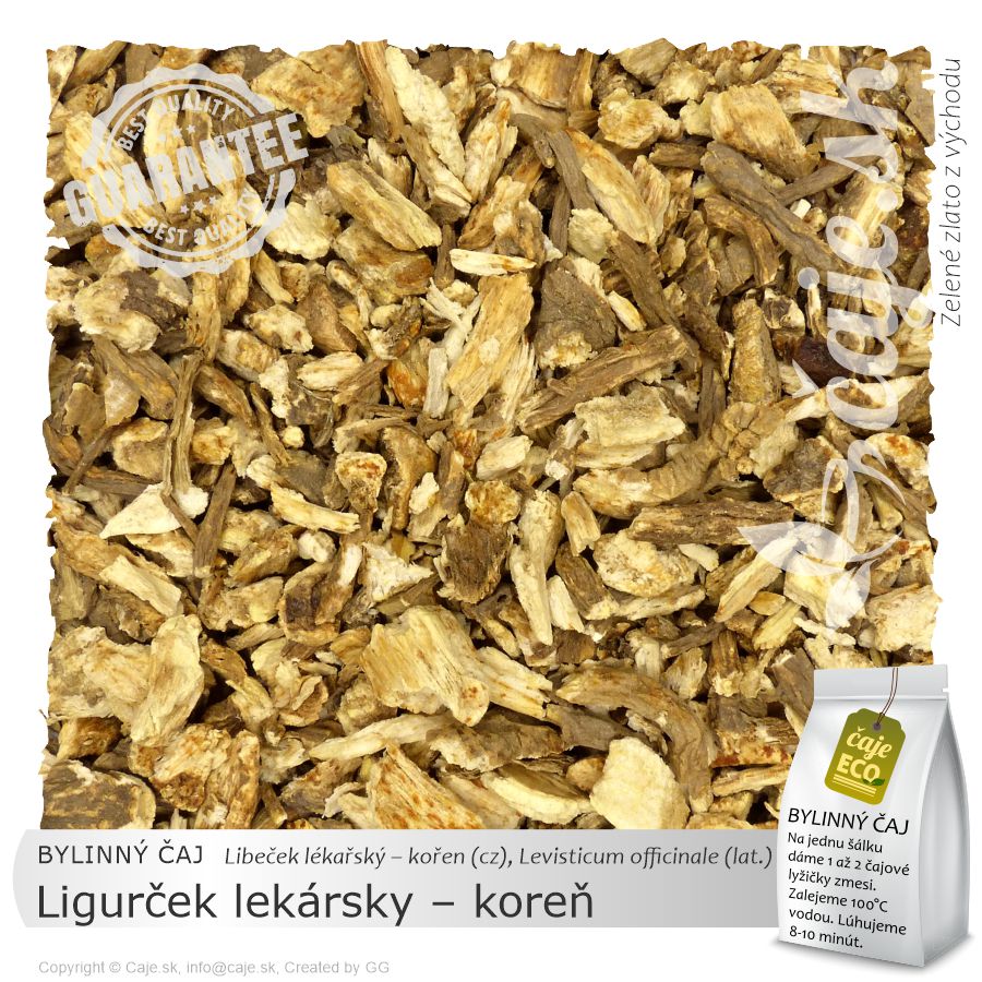 BYLINNÝ ČAJ Ligurček lekársky – koreň (40g)