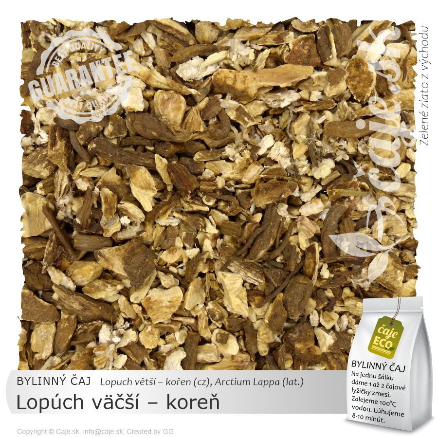 BYLINNÝ ČAJ Lopúch väčší - koreň (80g)