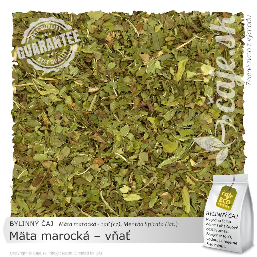 BYLINNÝ ČAJ Mäta marocká – vňať (25g)