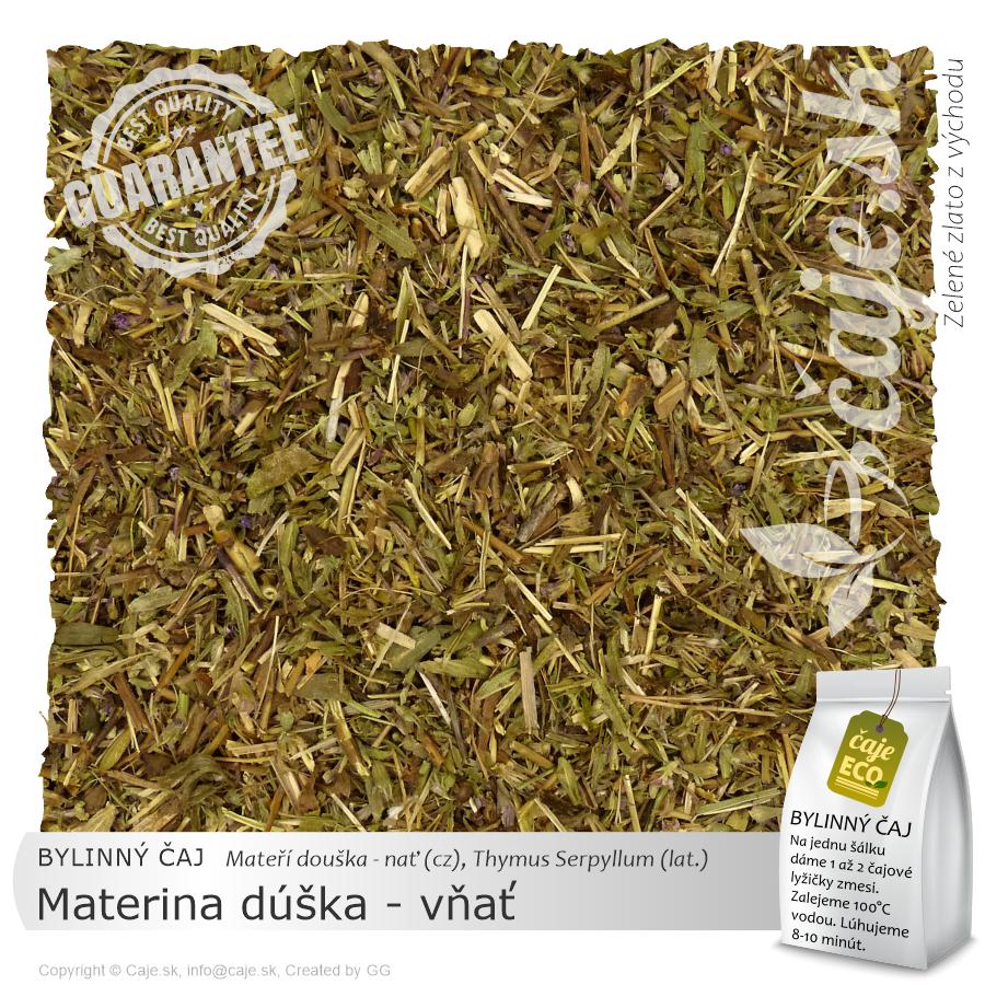 BYLINNÝ ČAJ Materina dúška - vňať (40g)