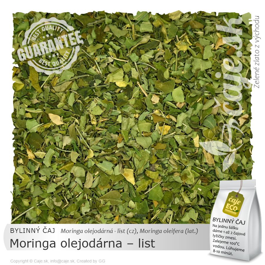 BYLINNÝ ČAJ Moringa olejodárna – list (15g)