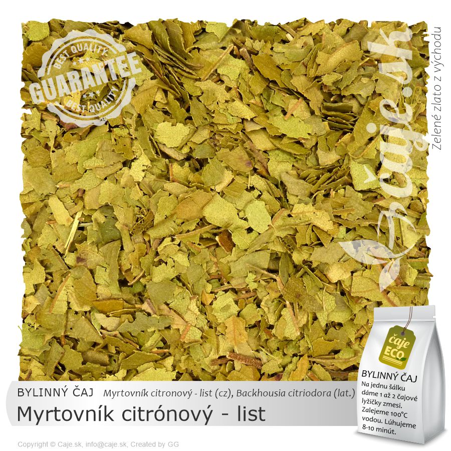 BYLINNÝ ČAJ Myrtovník citrónový - list (50g)