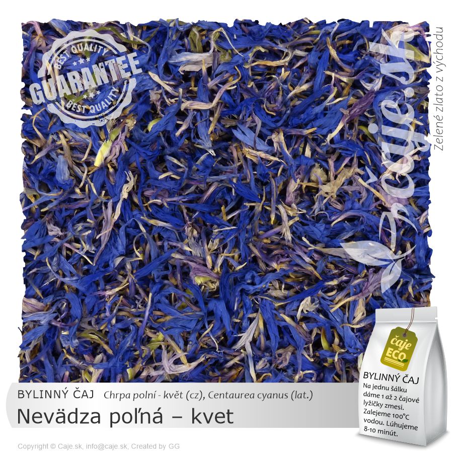 BYLINNÝ ČAJ Nevädza poľná – kvet (15g)