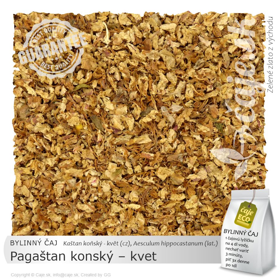 BYLINNÝ ČAJ Pagaštan konský – kvet (30g)