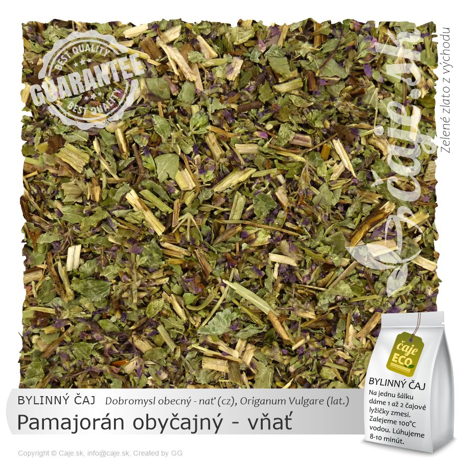 BYLINNÝ ČAJ Pamajorán obyčajný - vňať (45g)