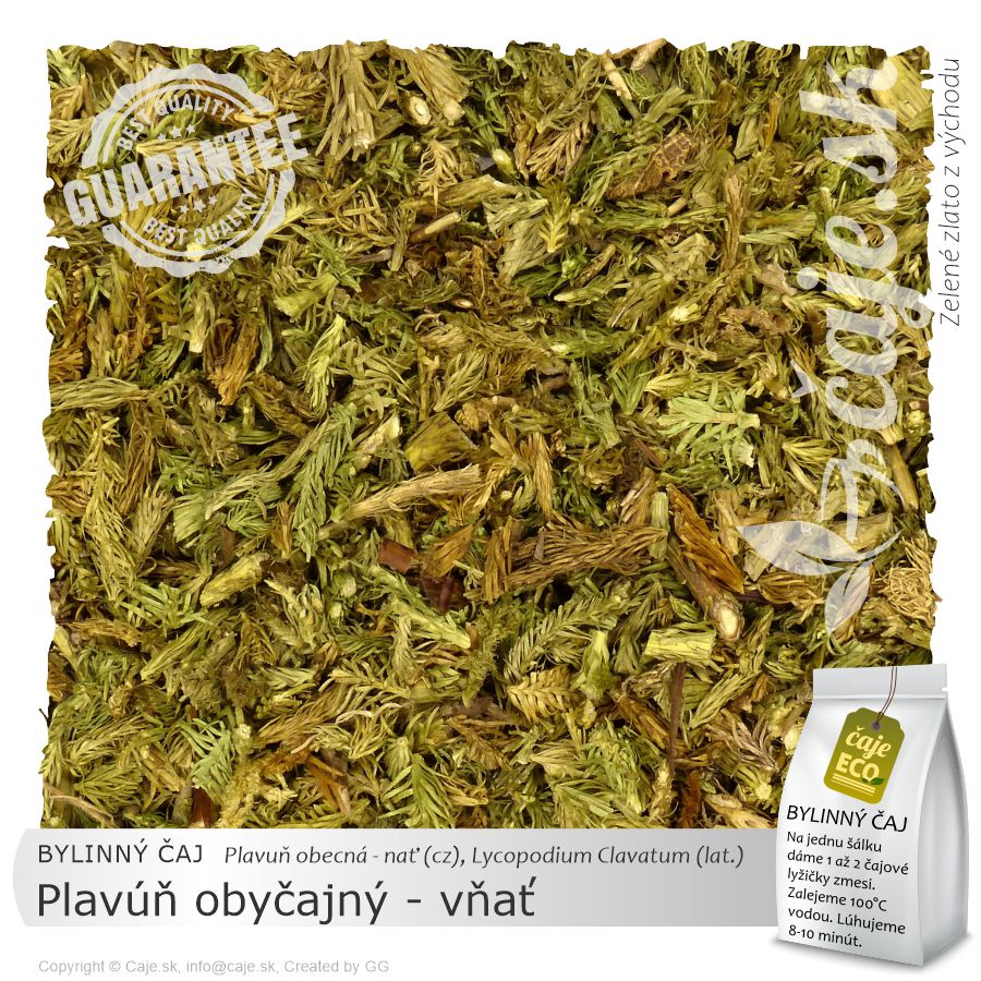 BYLINNÝ ČAJ Plavúň obyčajný - vňať (30g)