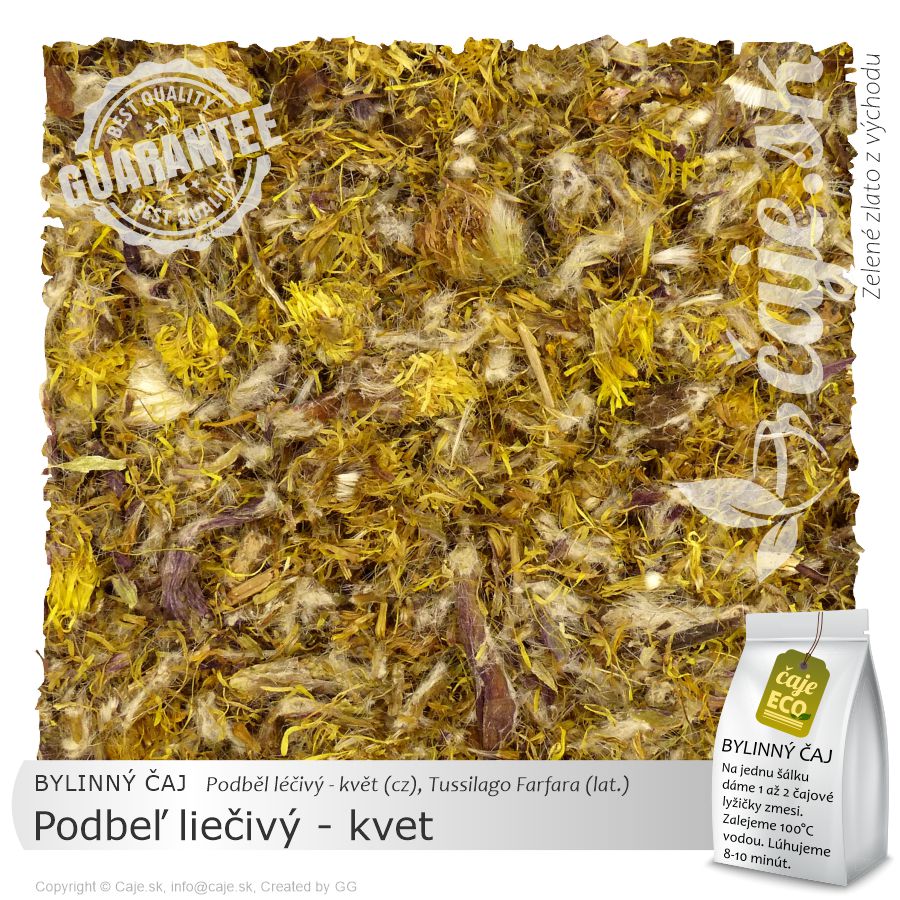 BYLINNÝ ČAJ Podbeľ liečivý - kvet (25g)