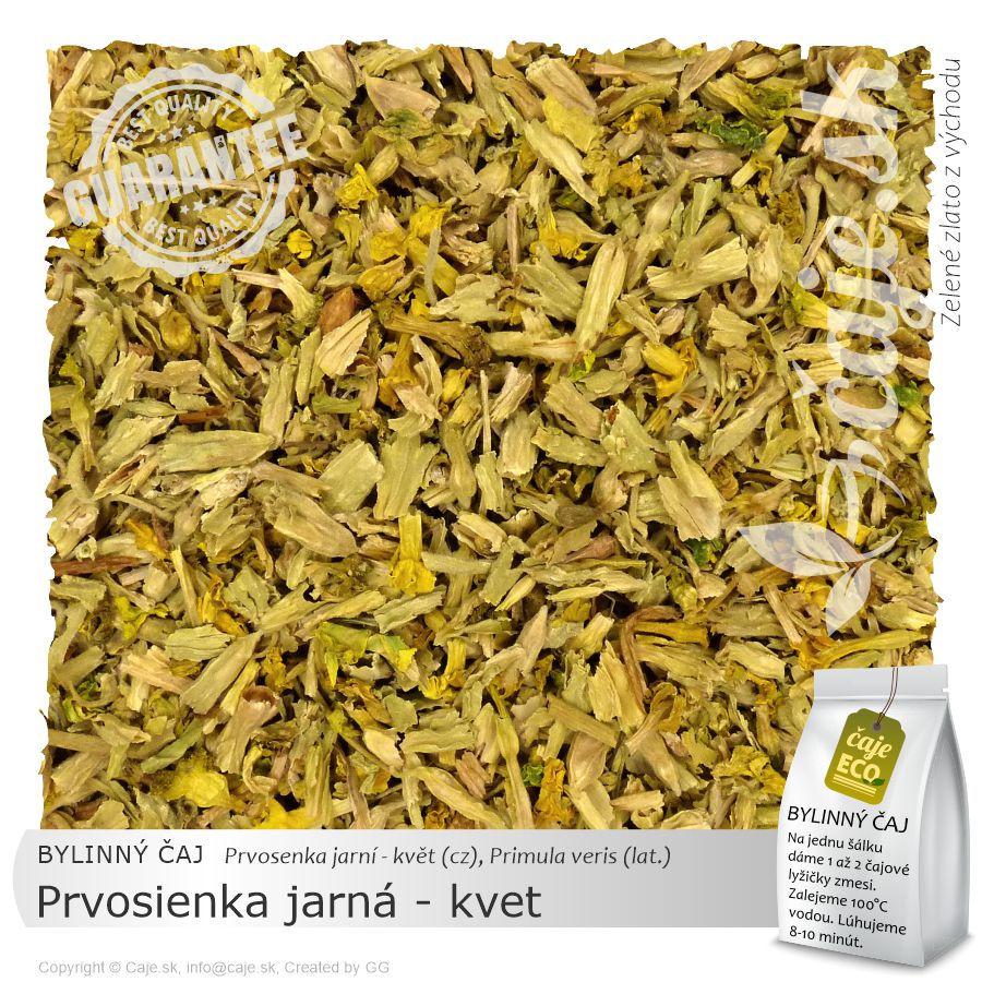 BYLINNÝ ČAJ Prvosienka jarná - kvet (30g)