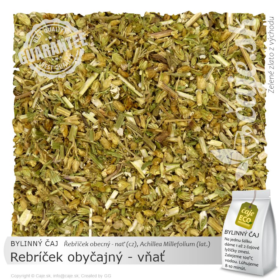 BYLINNÝ ČAJ Rebríček obyčajný - vňať (35g)