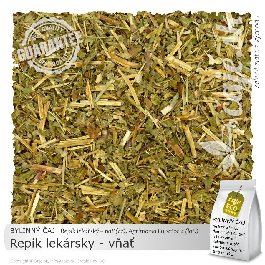 BYLINNÝ ČAJ Repík lekársky - vňať (40g)