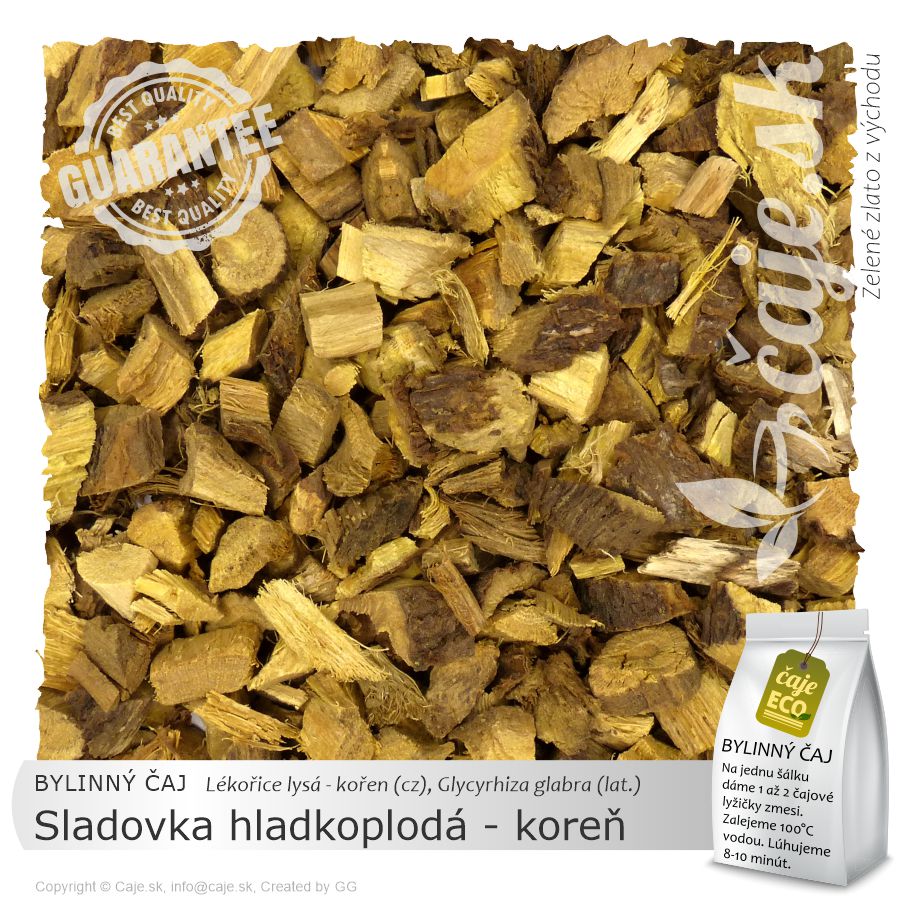 BYLINNÝ ČAJ Sladovka hladkoplodá - koreň (70g)