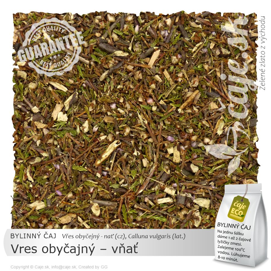 BYLINNÝ ČAJ Vres obyčajný – vňať (35g)
