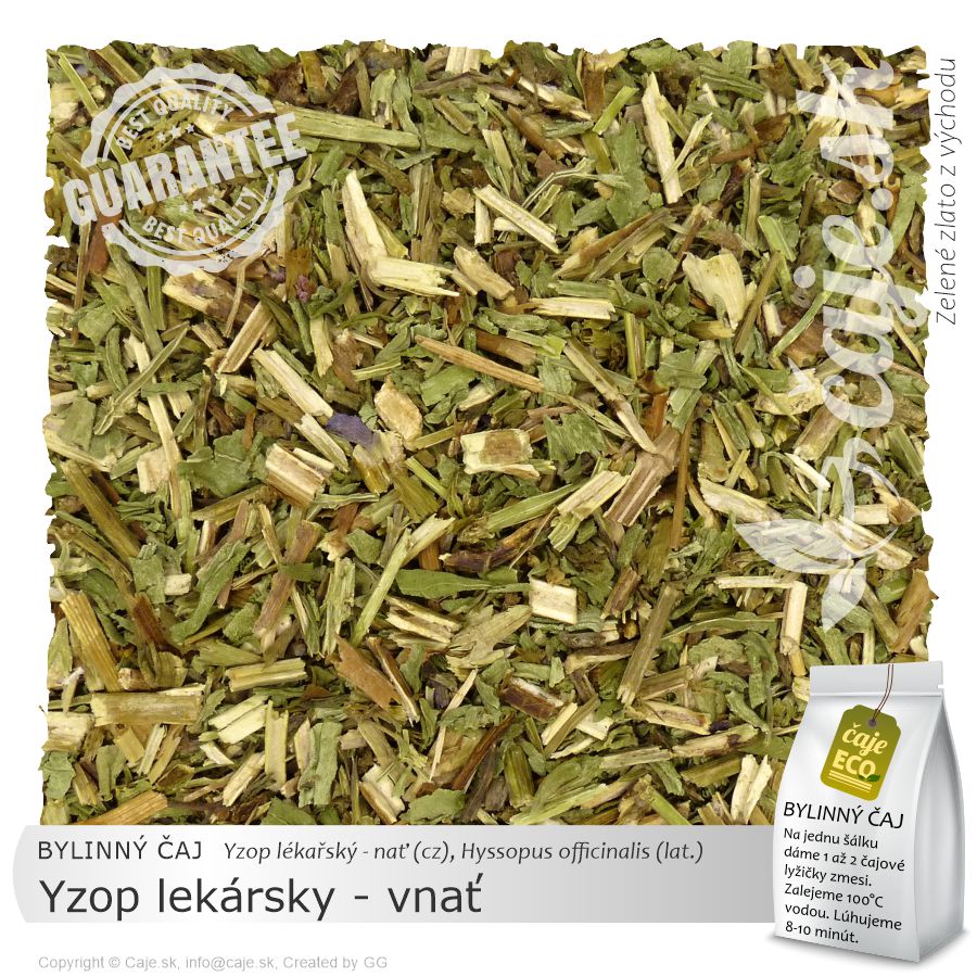 BYLINNÝ ČAJ Yzop lekársky - vnať (50g)