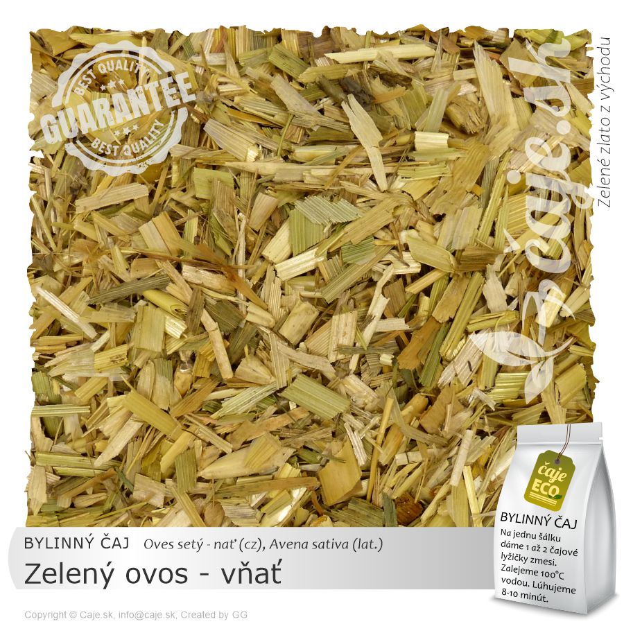 BYLINNÝ ČAJ Zelený ovos - vňať (30g)
