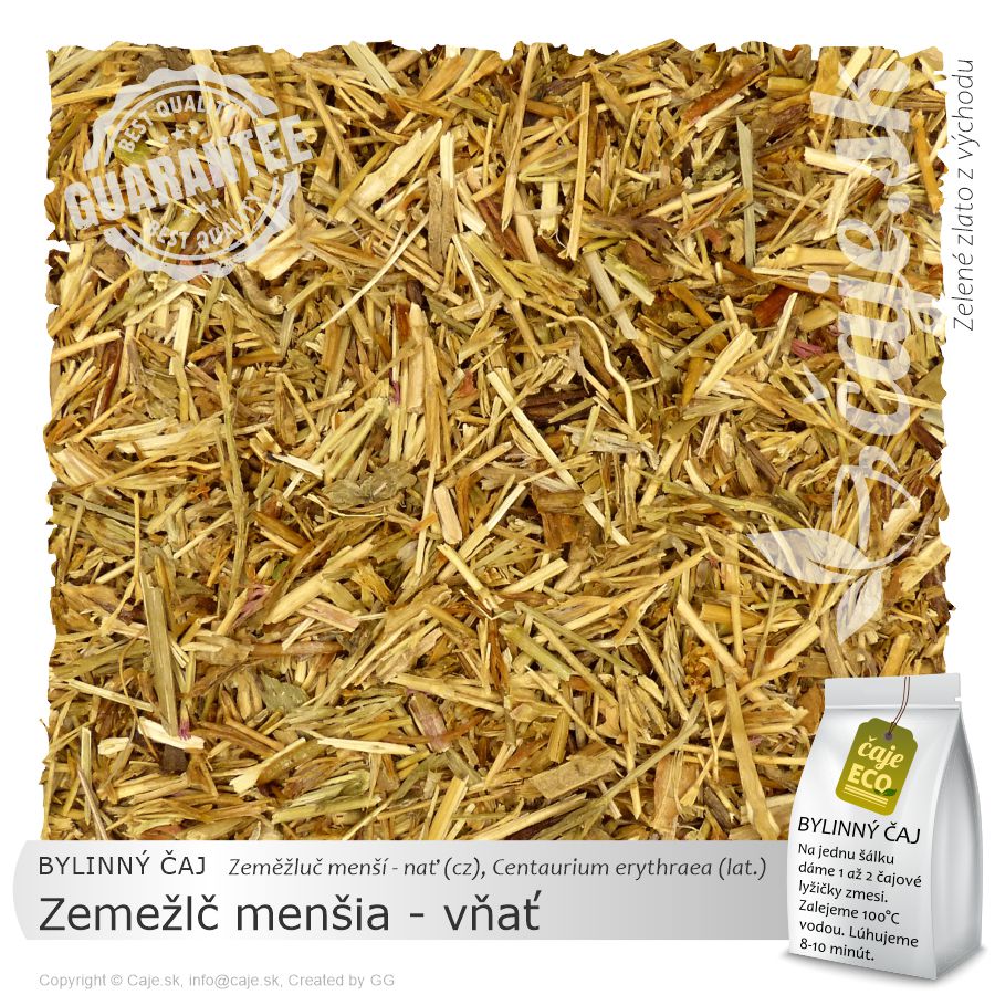 BYLINNÝ ČAJ Zemežlč menšia - vňať (40g)