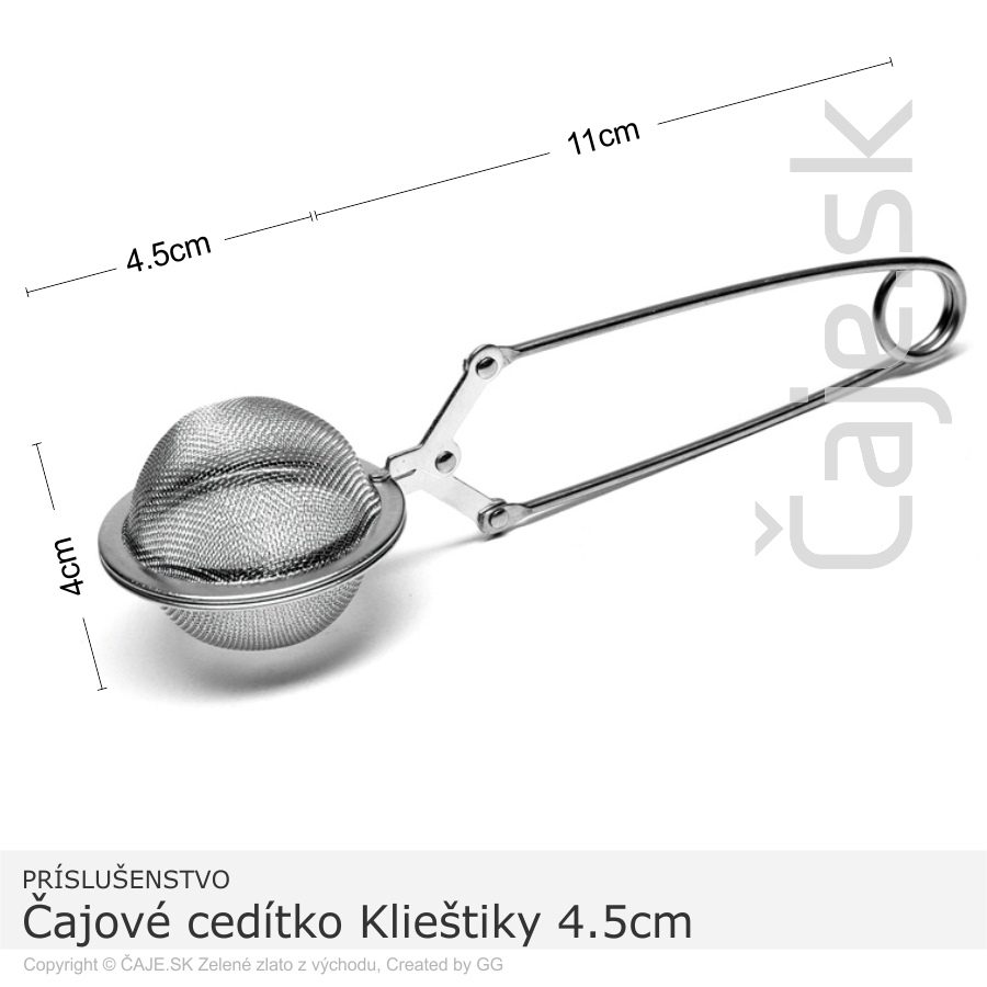 Čajové cedítko Klieštiky malé 4,5cm