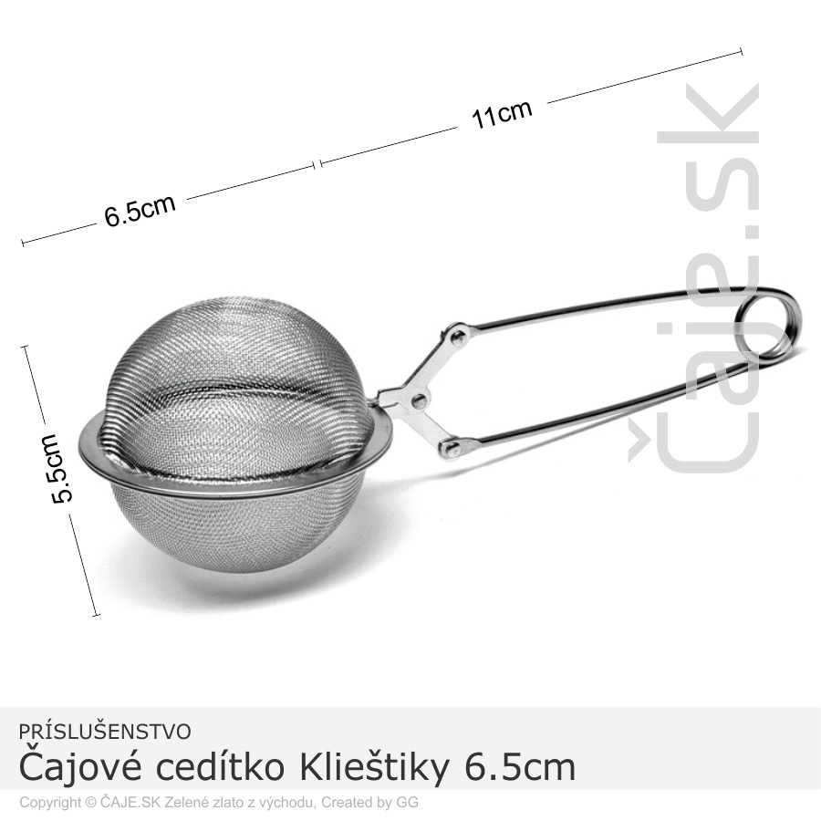 Čajové cedítko Klieštiky veľké 6,5cm