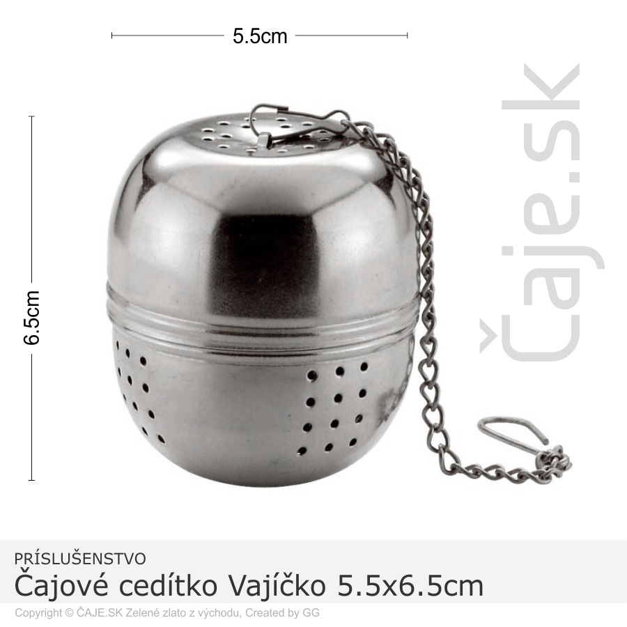 Čajové cedítko Vajíčko veľké 5,5x6,5