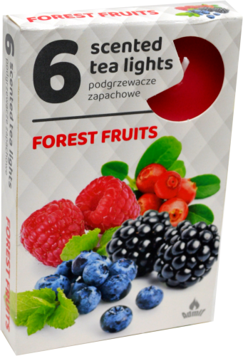 ČAJOVÉ SVIEČKY Lesné plody (Forest Fruits) – 6ks