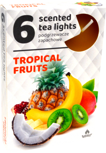 ČAJOVÉ SVIEČKY Tropické ovocie (Tropical Fruits) – 6ks