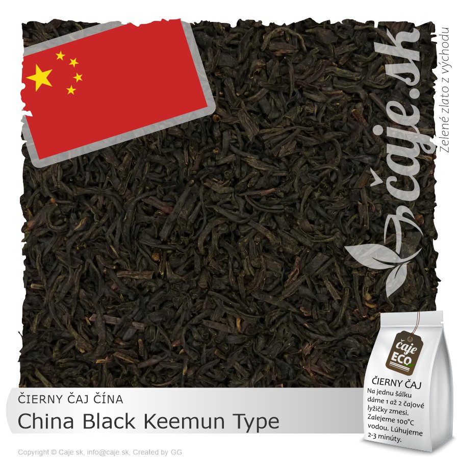 ČIERNY ČAJ ČÍNA – China Black Keemun Type (50g)