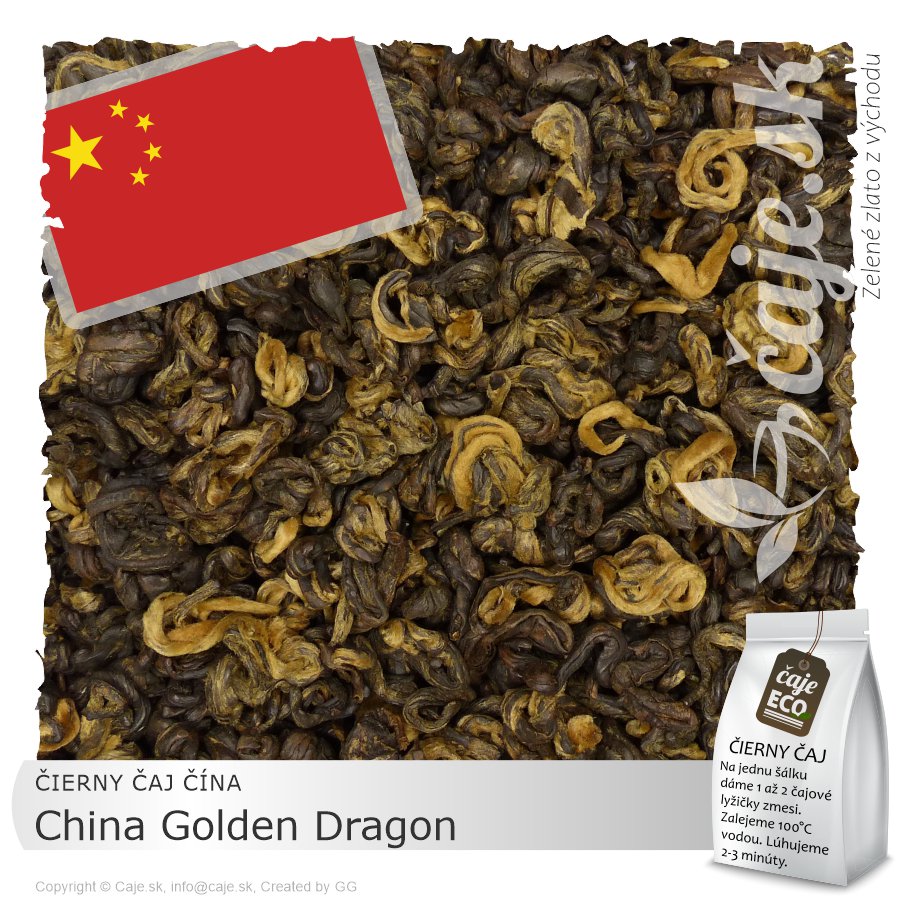 ČIERNY ČAJ ČÍNA – China Golden Dragon (50g)