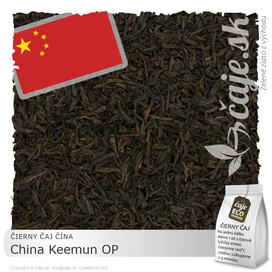 ČIERNY ČAJ ČÍNA – China Keemun OP (50g)