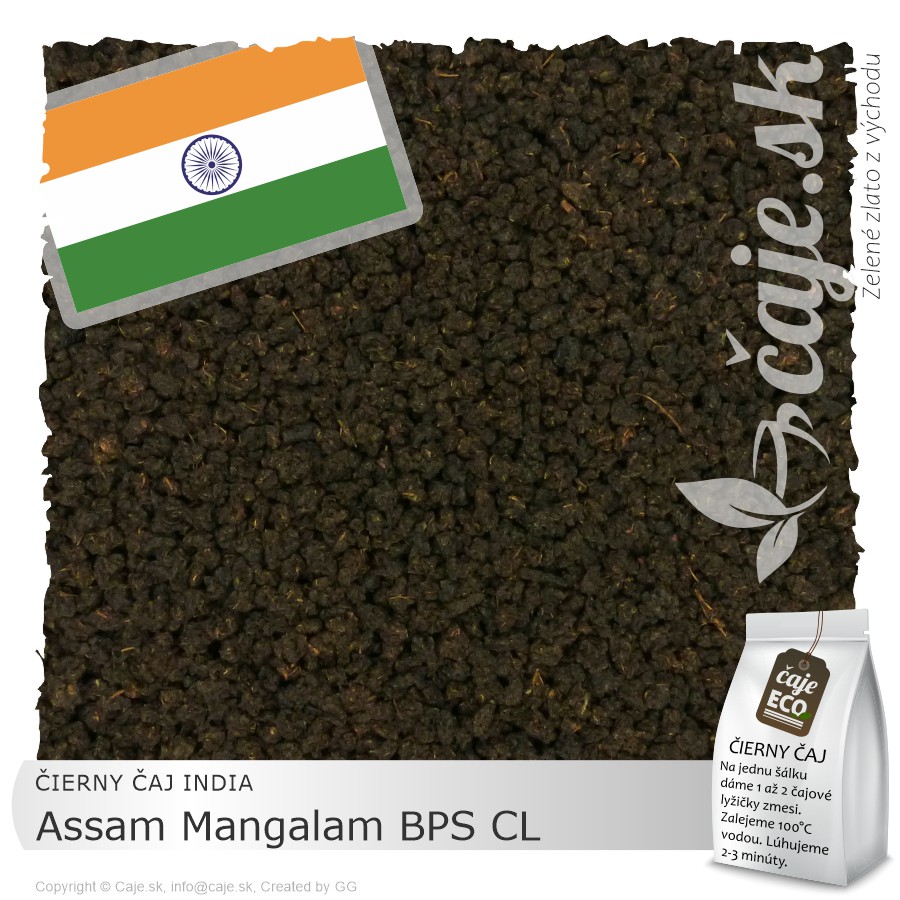 ČIERNY ČAJ INDIA – Assam Mangalam BPS CL (50g)