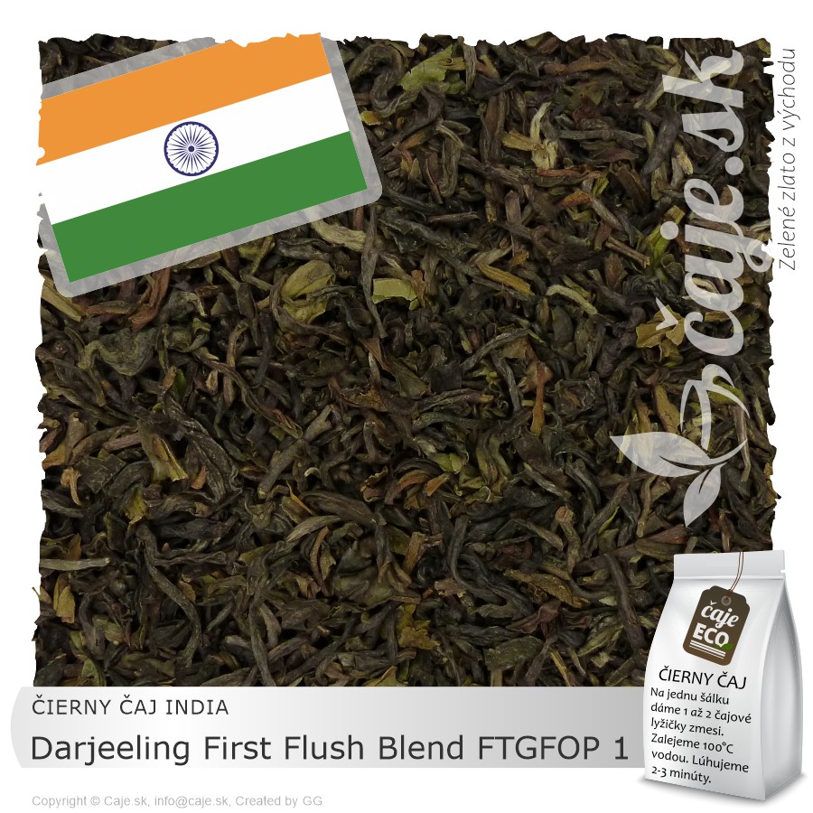 ČIERNY ČAJ INDIA – Darjeeling First Flush Blend FTGFOP 1 (50g)