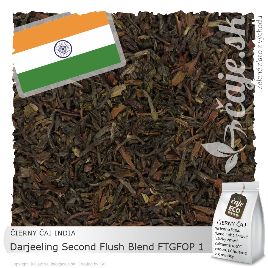 ČIERNY ČAJ INDIA – Darjeeling Second Flush Blend FTGFOP 1 (50g)