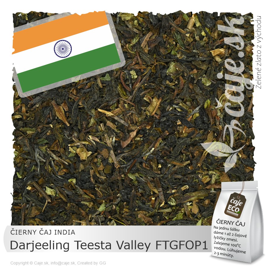 ČIERNY ČAJ INDIA – Darjeeling Teesta Valley FTGFOP 1 (50g)