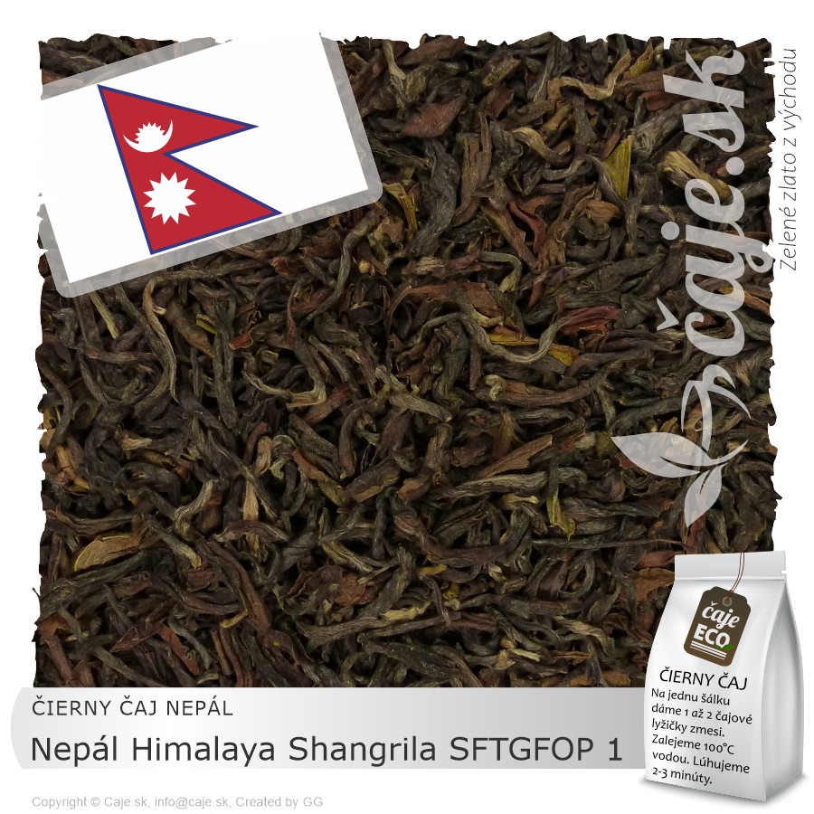 ČIERNY ČAJ NEPÁL – Nepál Himalaya Shangrila SFTGFOP 1 (50g)