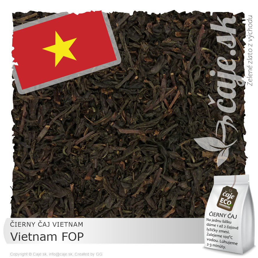 ČIERNY ČAJ VIETNAM – Vietnam FOP (50g)