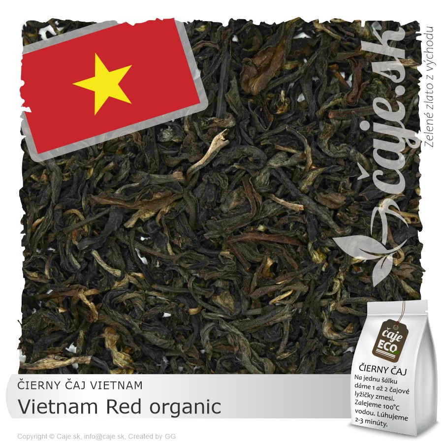 ČIERNY ČAJ VIETNAM – Vietnam Red organic (50g)