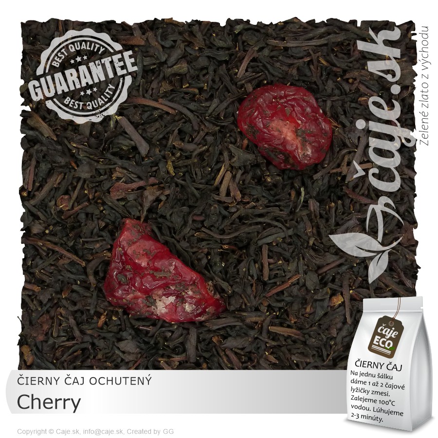 ČIERNY ČAJ OCHUTENÝ Cherry (50g)