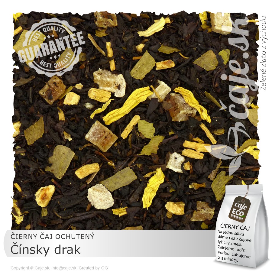 ČIERNY ČAJ OCHUTENÝ Čínsky drak (50g)