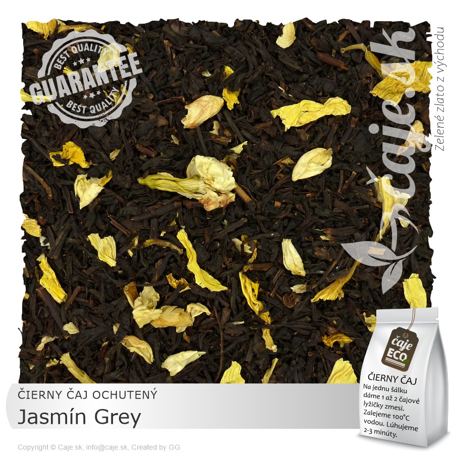 ČIERNY ČAJ OCHUTENÝ Jasmín Grey (50g)
