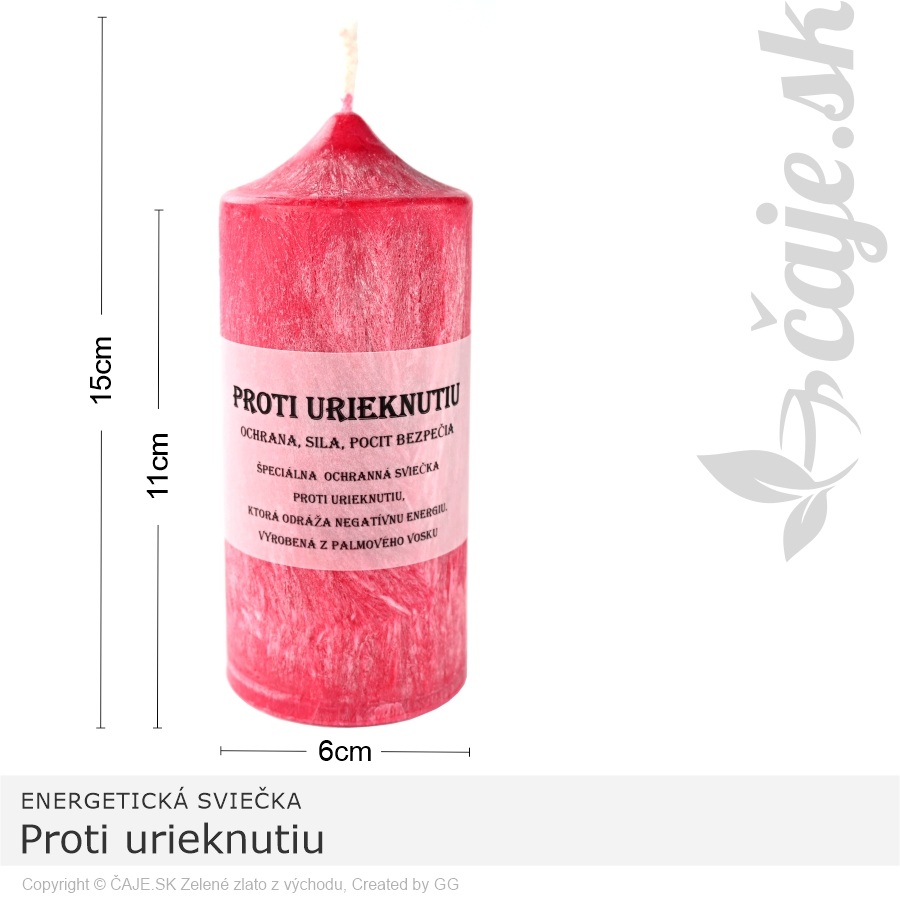 Energetická sviečka – Proti urieknutiu