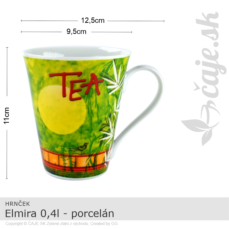 HRNČEK Elmira – 0,4l – porcelán