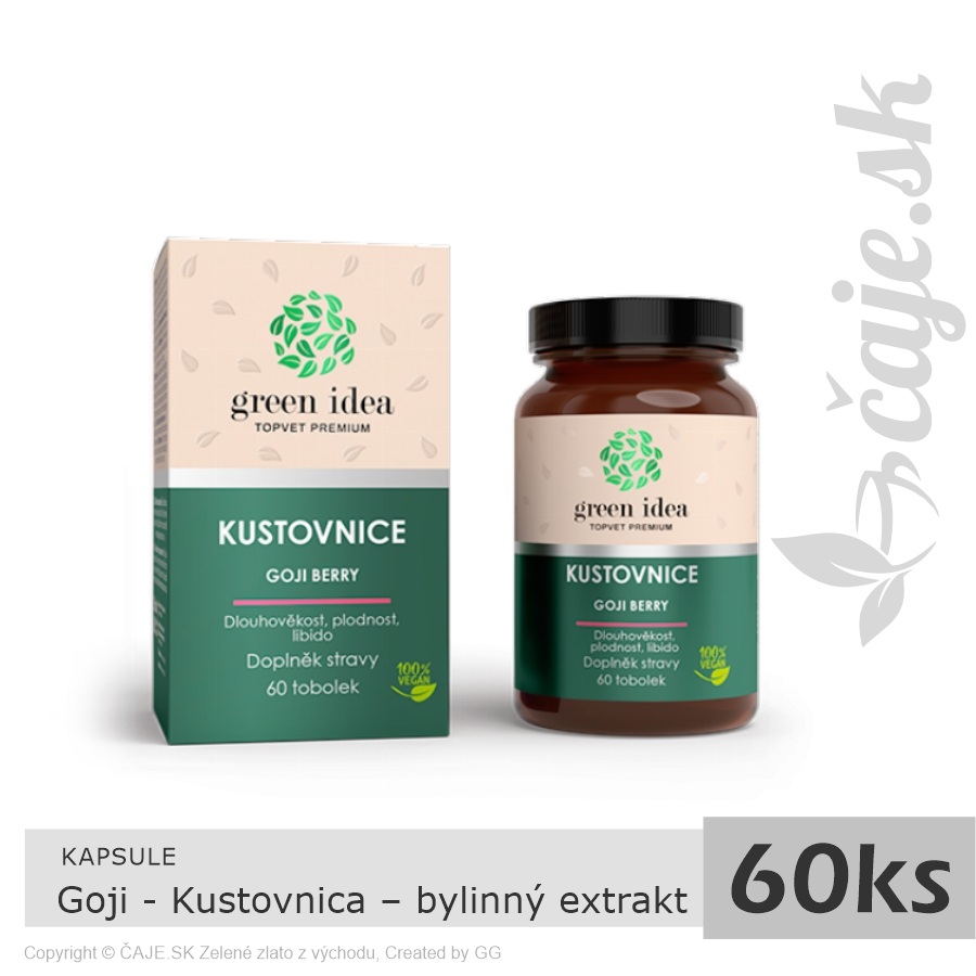 KAPSULE Goji - Kustovnica čínska – bylinný extrakt (60 kapsúl)