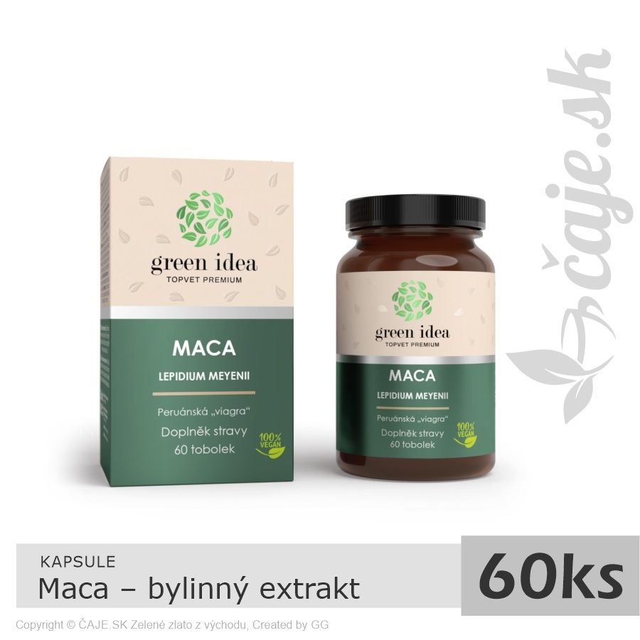 KAPSULE Maca – bylinný extrakt (60 kapsúl)